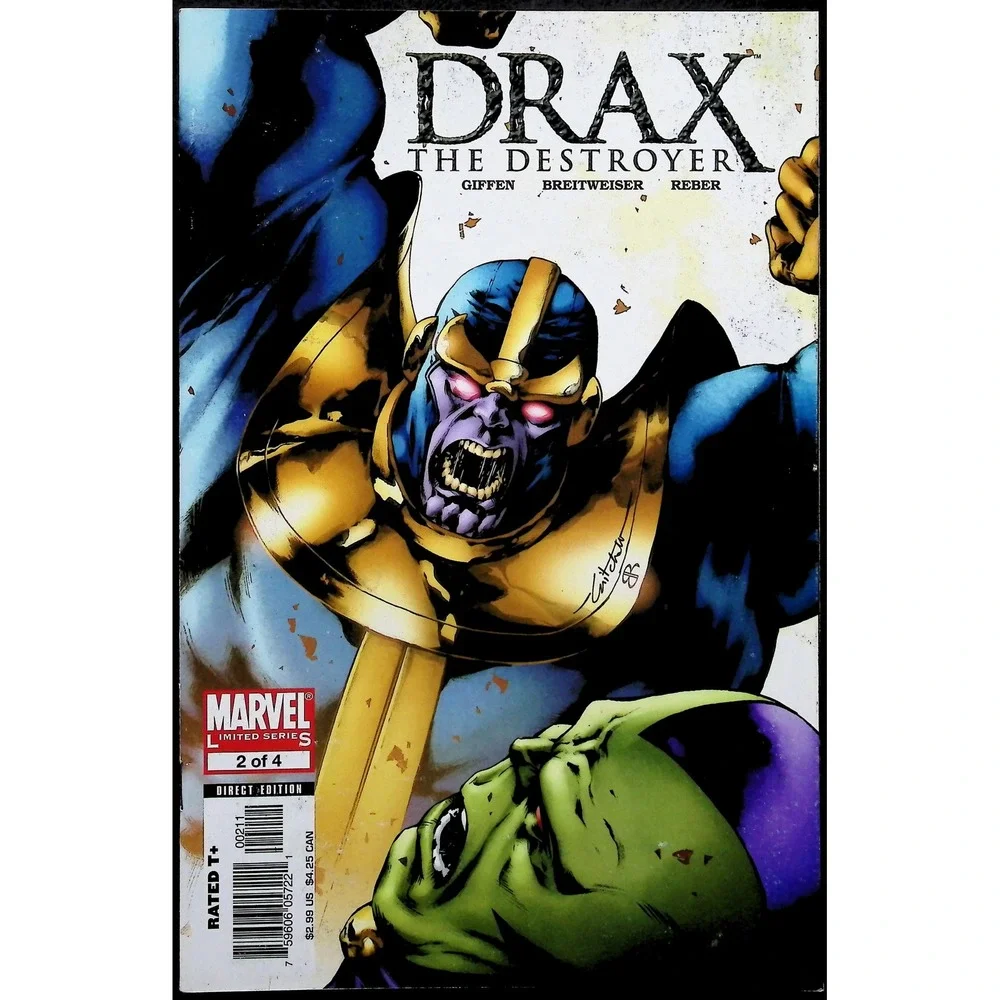 Drax the Destroyer #2 #4 1st Cammi Key Thanos Appearance 2x Comic‎ Lot VF